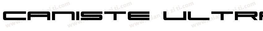 Caniste UltraBold字体转换